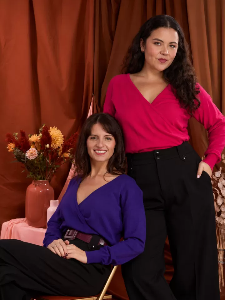 Pull Suzanne Magenta