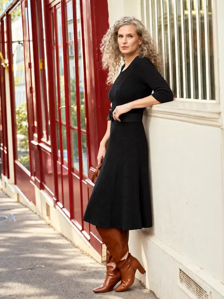 Robe Relie Noir