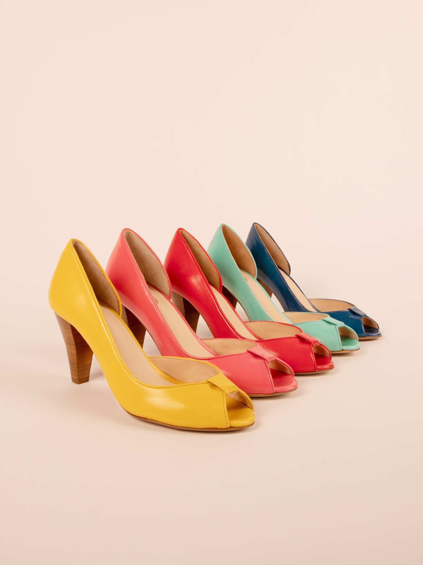 escarpin corail
