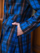 Manteau Eddy Carreaux Bleu