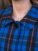 Manteau Eddy Carreaux Bleu