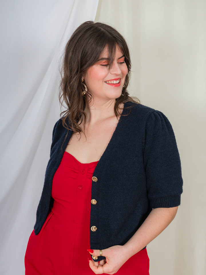 Gilet Fleur Nuit Gilet Fleur Nuit