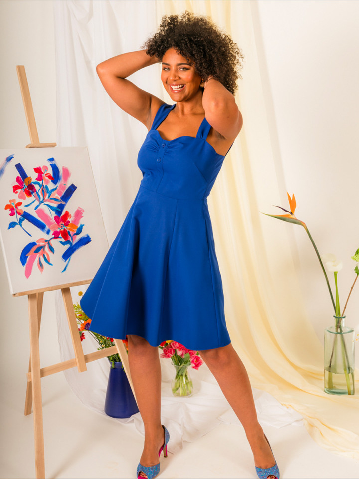 Robe Ferla Bleu Robe Ferla Bleu