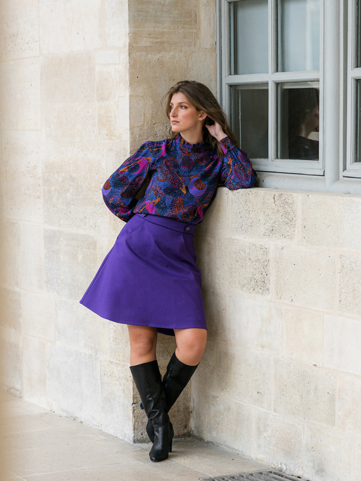 Jupe Gwen Ultraviolet