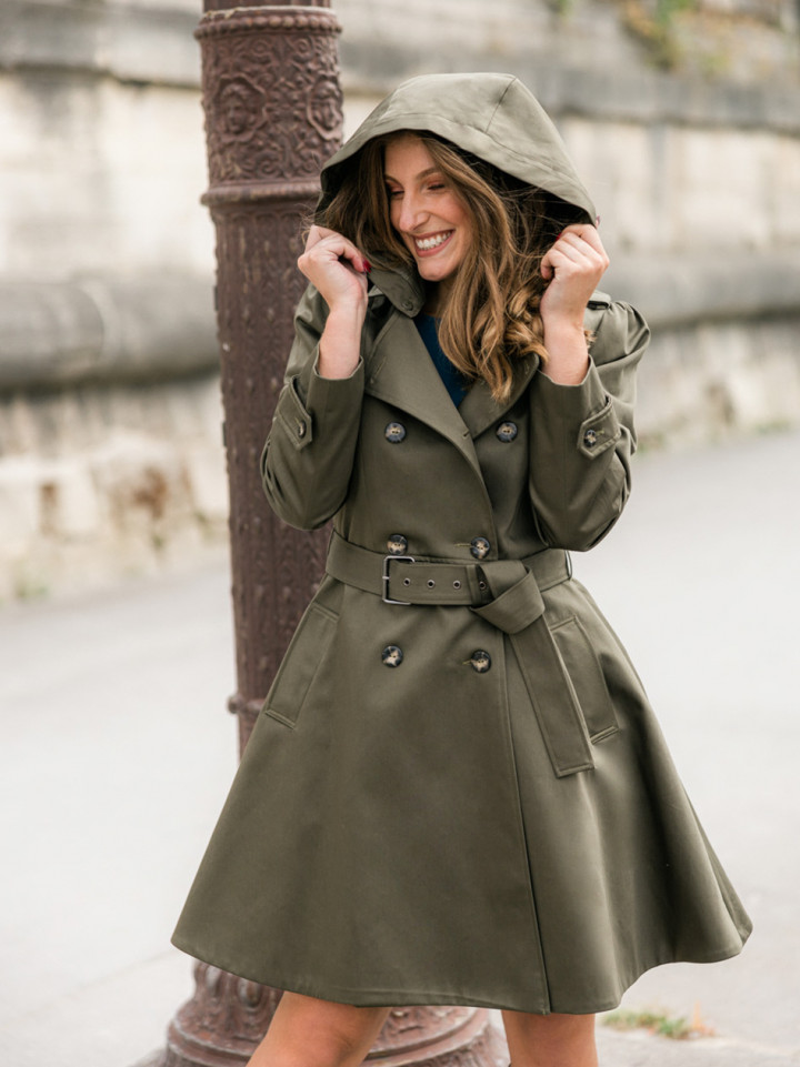Trench Fancy Olive