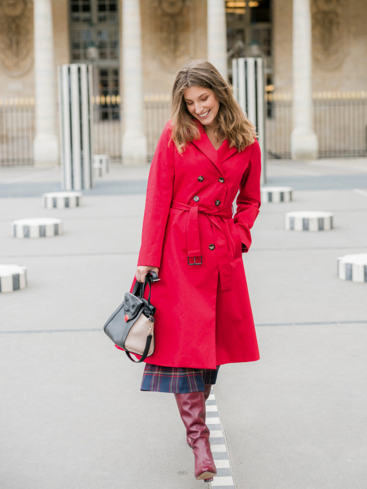 Trench Flora Cerise Trench Flora Cerise