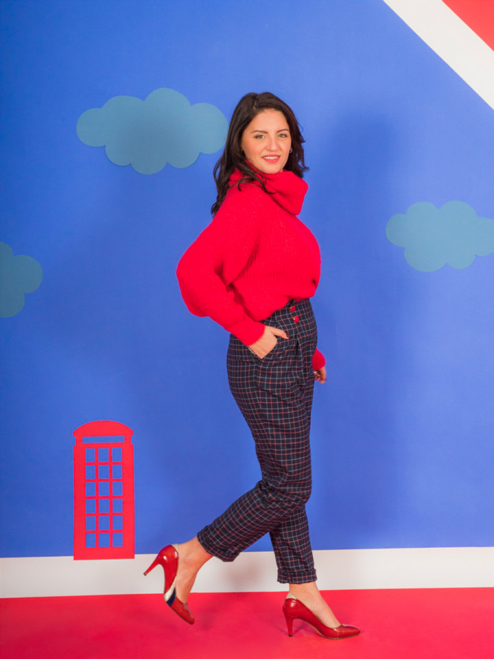Pantalon Eleanor Check