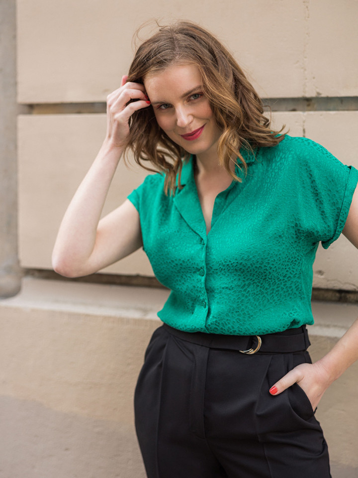 Blouse Jasmin Palmier