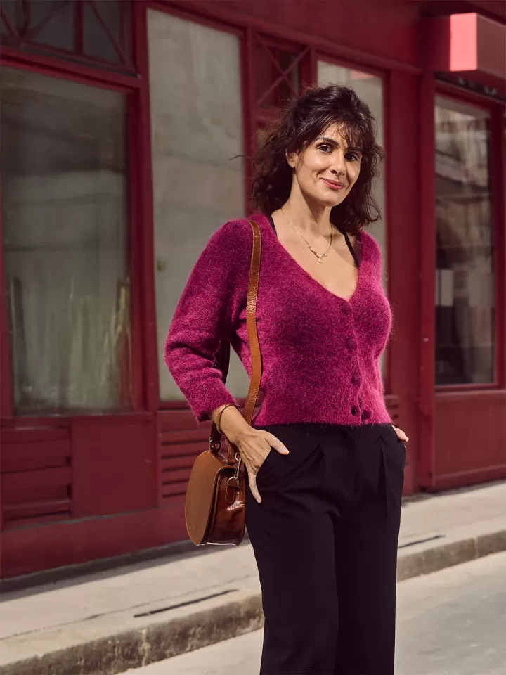 Gilet Pise Fuchsia