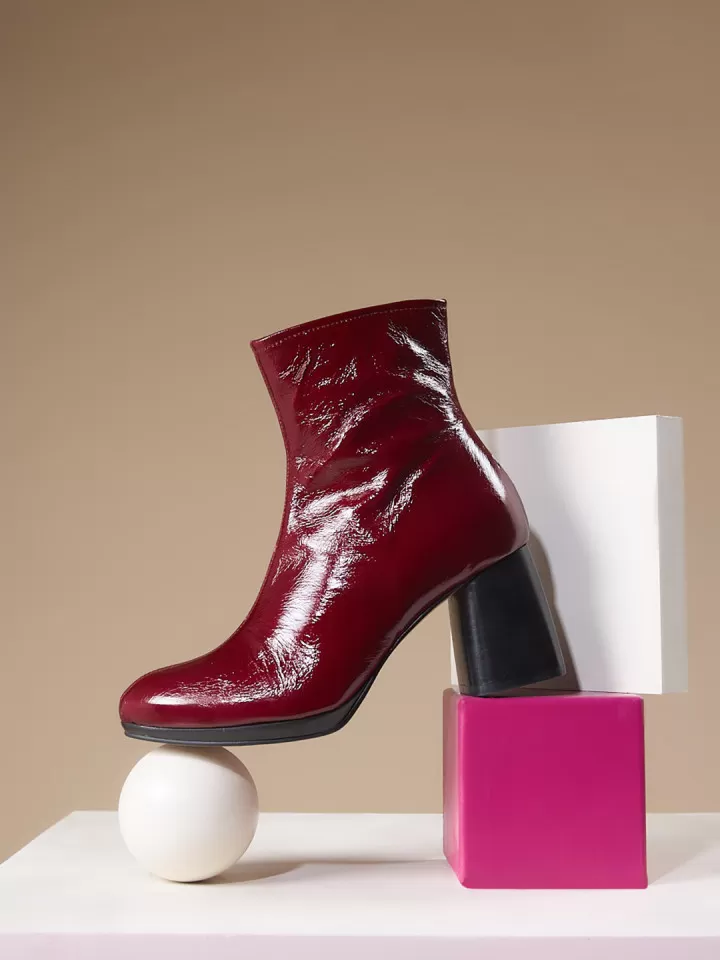 Bottines Niki Bordeaux