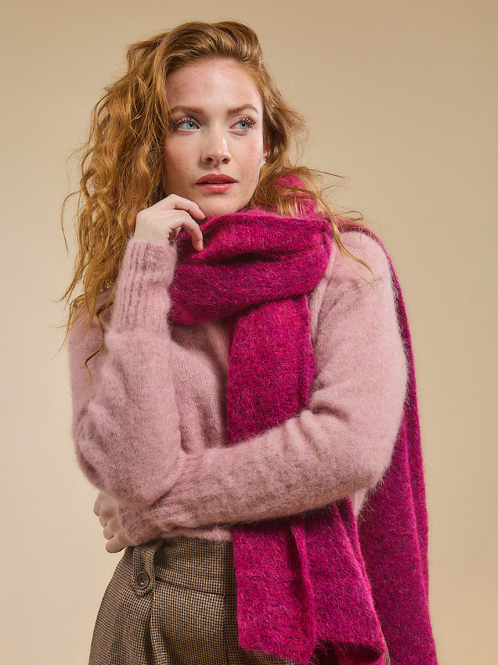 Echarpe Prague Fuchsia