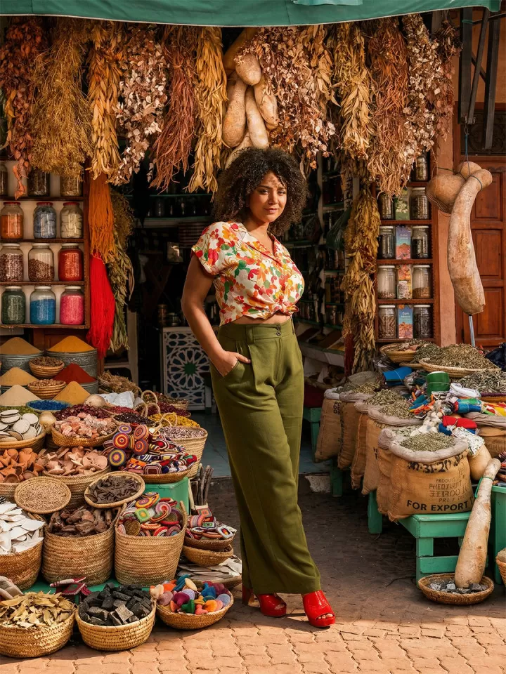 Chemisier Jasmin Cactus