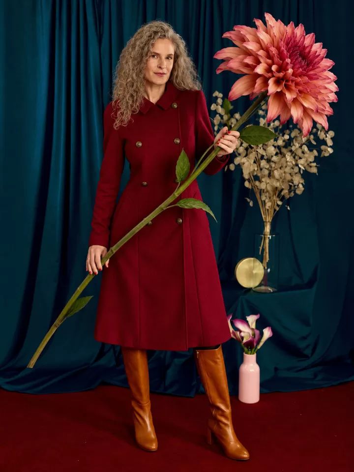 Manteau Peyton Bordeaux